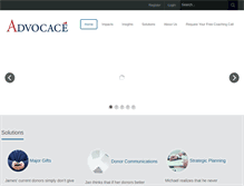 Tablet Screenshot of advocace.com